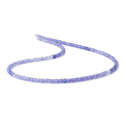 4mm Tanzanite Faceted Rondelle Beads 16 inch 190 pieces