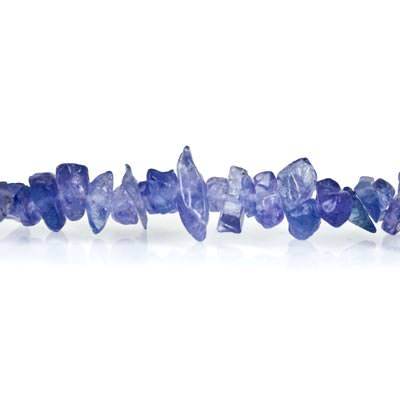 4mm Tanzanite Plain Nugget Chip Beads 14 inch 200 pieces