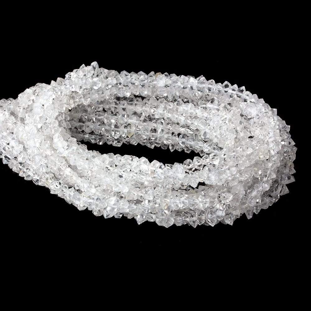 3x2mm Double Terminated Quartz Crystals 170 beads 16 inch