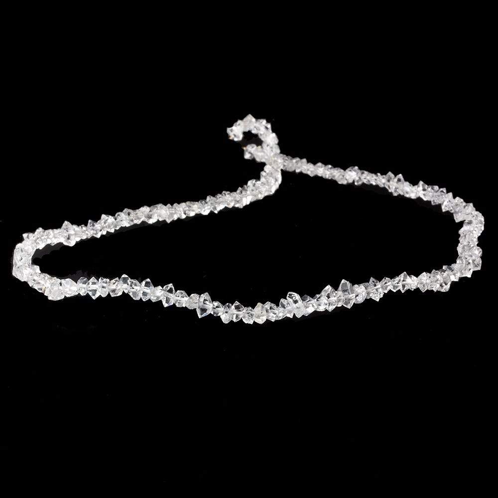 3x2mm Double Terminated Quartz Crystals 170 beads 16 inch