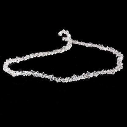 3x2mm Double Terminated Quartz Crystals 170 beads 16 inch