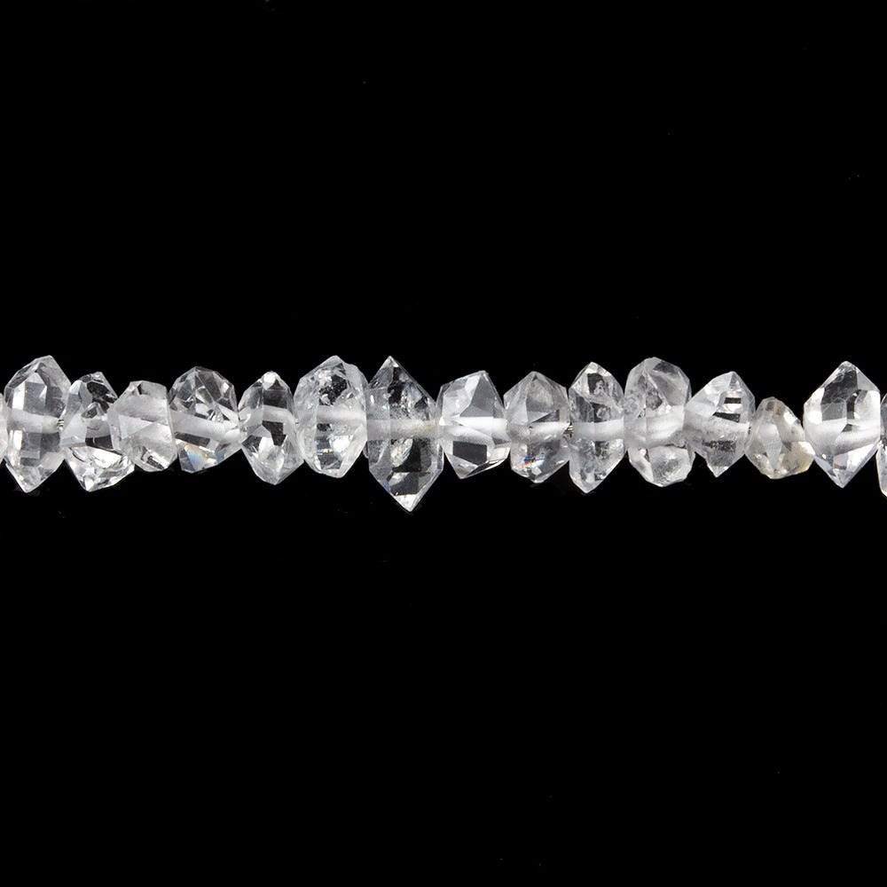 3x2mm Double Terminated Quartz Crystals 170 beads 16 inch
