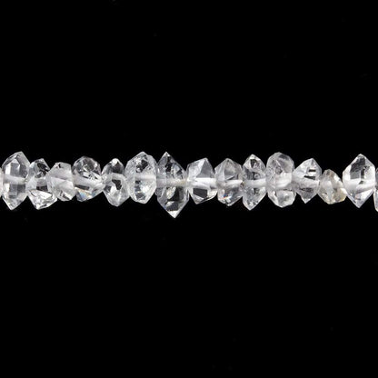 3x2mm Double Terminated Quartz Crystals 170 beads 16 inch