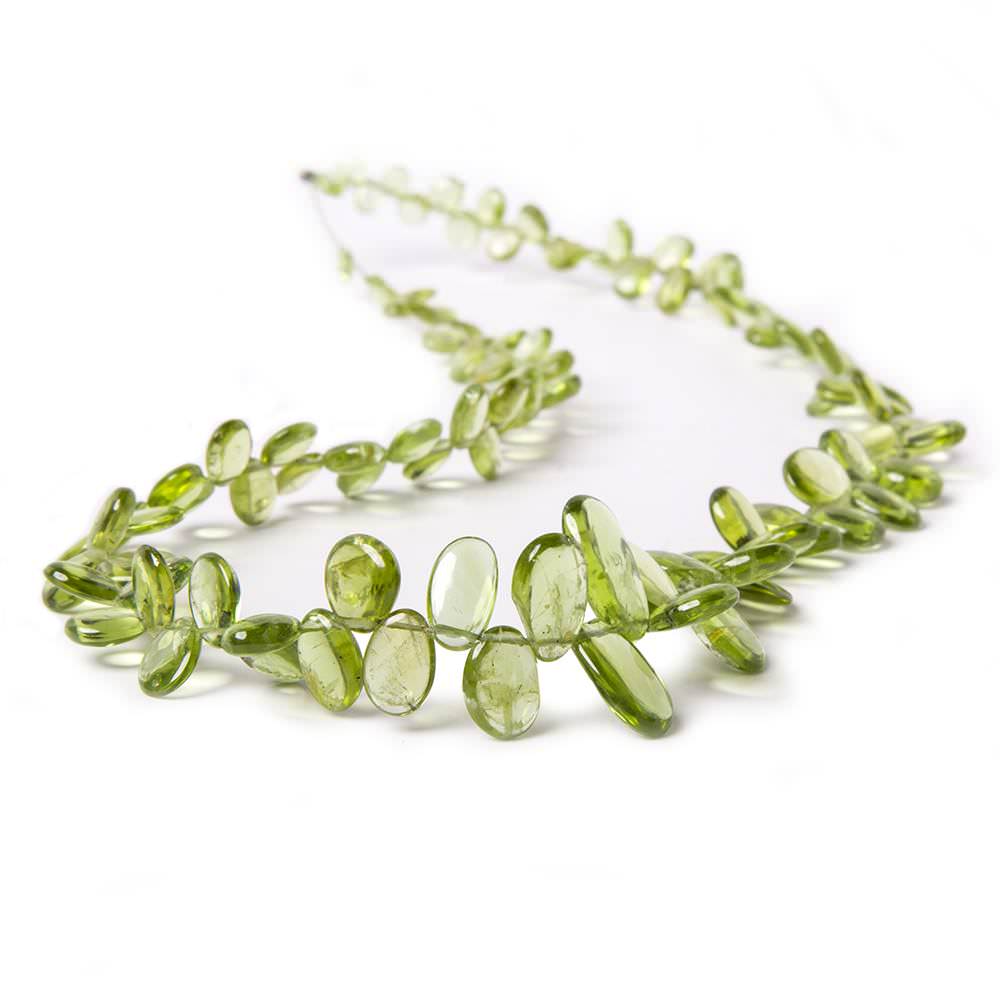 4x3-13.5x7mm Peridot Plain Freeshape Beads 16 inch 110 pieces