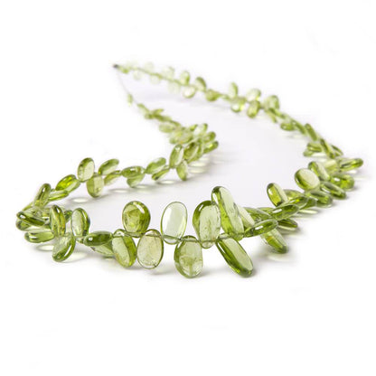 4x3-13.5x7mm Peridot Plain Freeshape Beads 16 inch 110 pieces