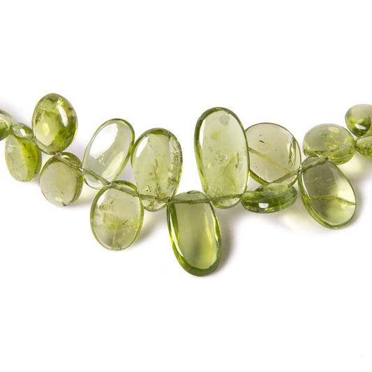 4x3-13.5x7mm Peridot Plain Freeshape Beads 16 inch 110 pieces