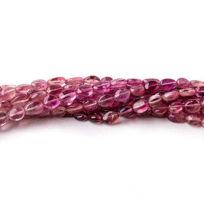 4x3-6x4mm Pink Tourmaline Plain Oval Beads 16 inch 70 pieces AA
