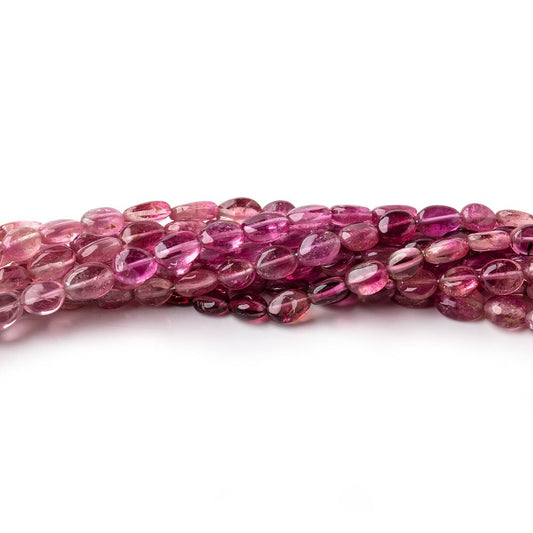 4x3-6x4mm Pink Tourmaline Plain Oval Beads 16 inch 70 pieces AA