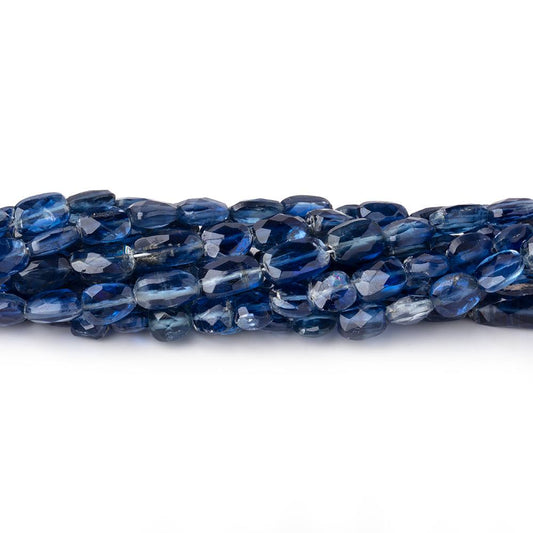 4x3.5-6x4mm Kyanite Faceted Oval Nuggets 17.75 inch 70 Beads