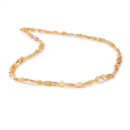 4x3.5-8x4.5mm Golden Ethiopian Opal Plain Nugget Beads 18 inch 72 pieces