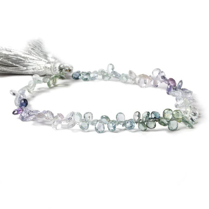 4x3mm Fancy Sapphire Pear Briolette 8 inch 106 pcs