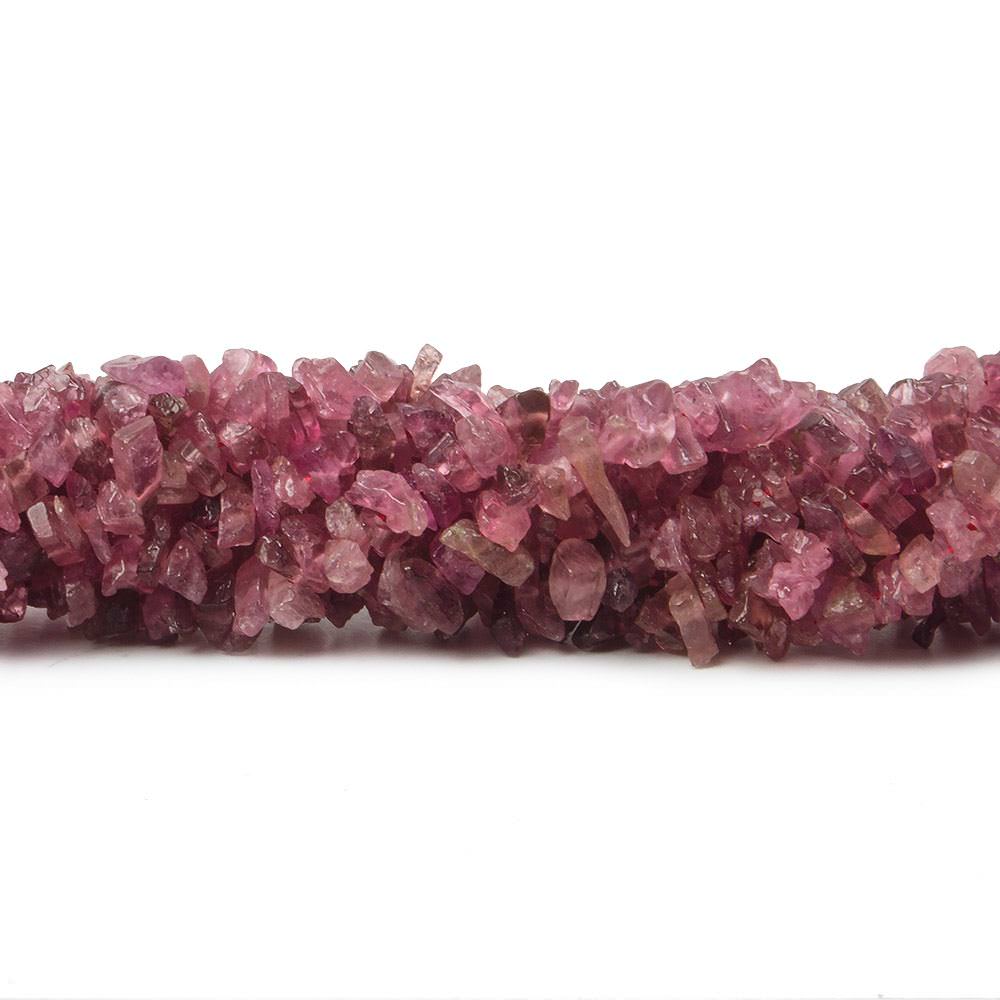 4x3mm Pink Tourmaline Beads Plain Nugget Chips 100 pcs