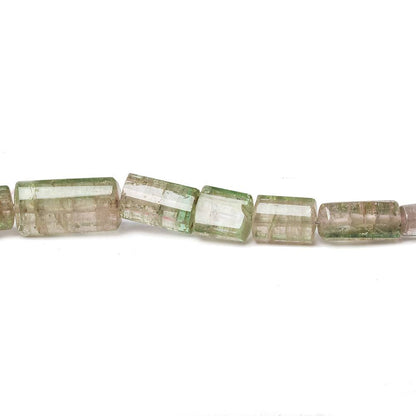 4x4-12x7mm Watermelon Tourmaline plain tube beads 16 inch 50 pieces A Grade
