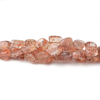 4x4-8x7mm Sunstone Plain Nugget Beads 17 inch 70 pieces