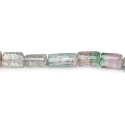 4x4-9x5mm Multi Color Tourmaline Natural Tube Beads 16 inch 55 pieces AA
