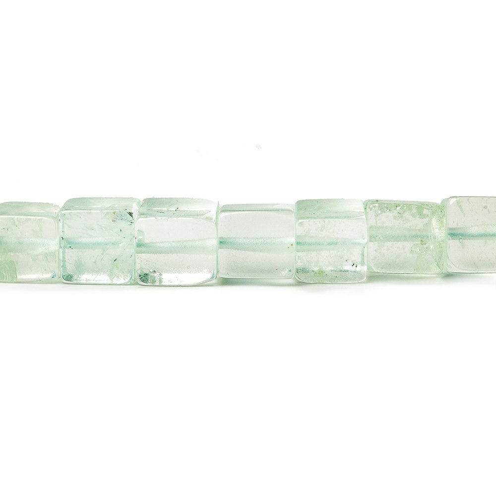 4x4mm Aquamarine Plain Cubes 16 inch 88 beads A
