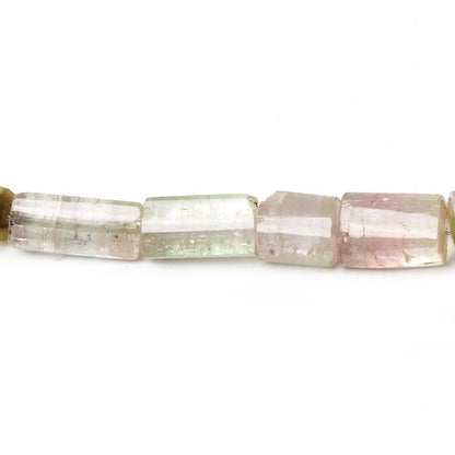 4x5-15x5mm Multi Color Tourmaline plain tube beads 16 inch 42 pieces A Grade