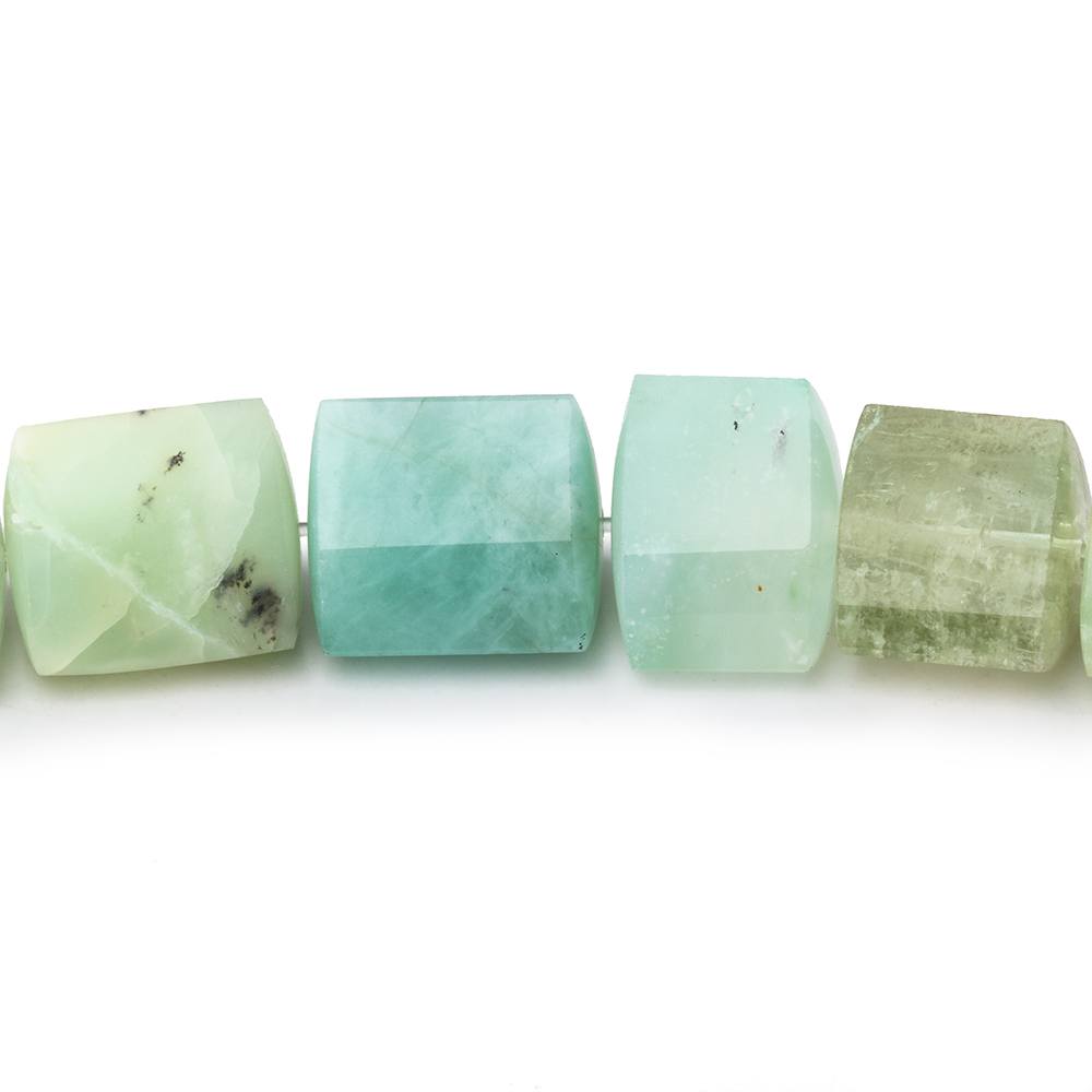 4x9-15x13mm Beryl & Chrysoprase Trillion Beads 16.5 inch 42 pieces AAA