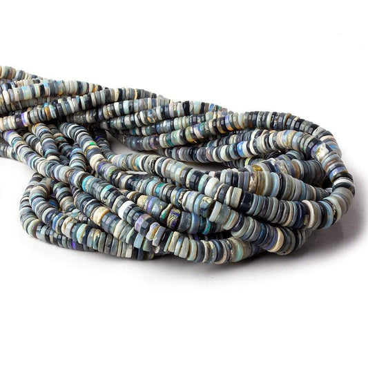 5-10mm Australian Multi Color Opal Heshi Beads 18 inc 285 pieces