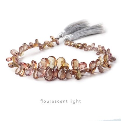 5-10mm Color Change Garnet Faceted Pear Beads 9 inch 97 pieces AAA Grade