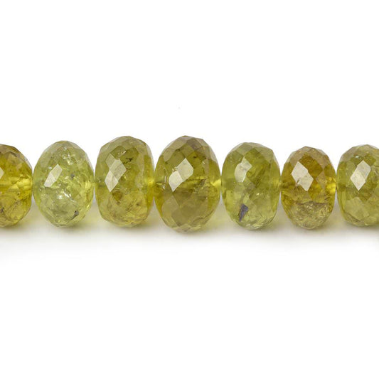 5-10mm Grossular Garnet faceted rondelles 18 inch 104 pieces AA