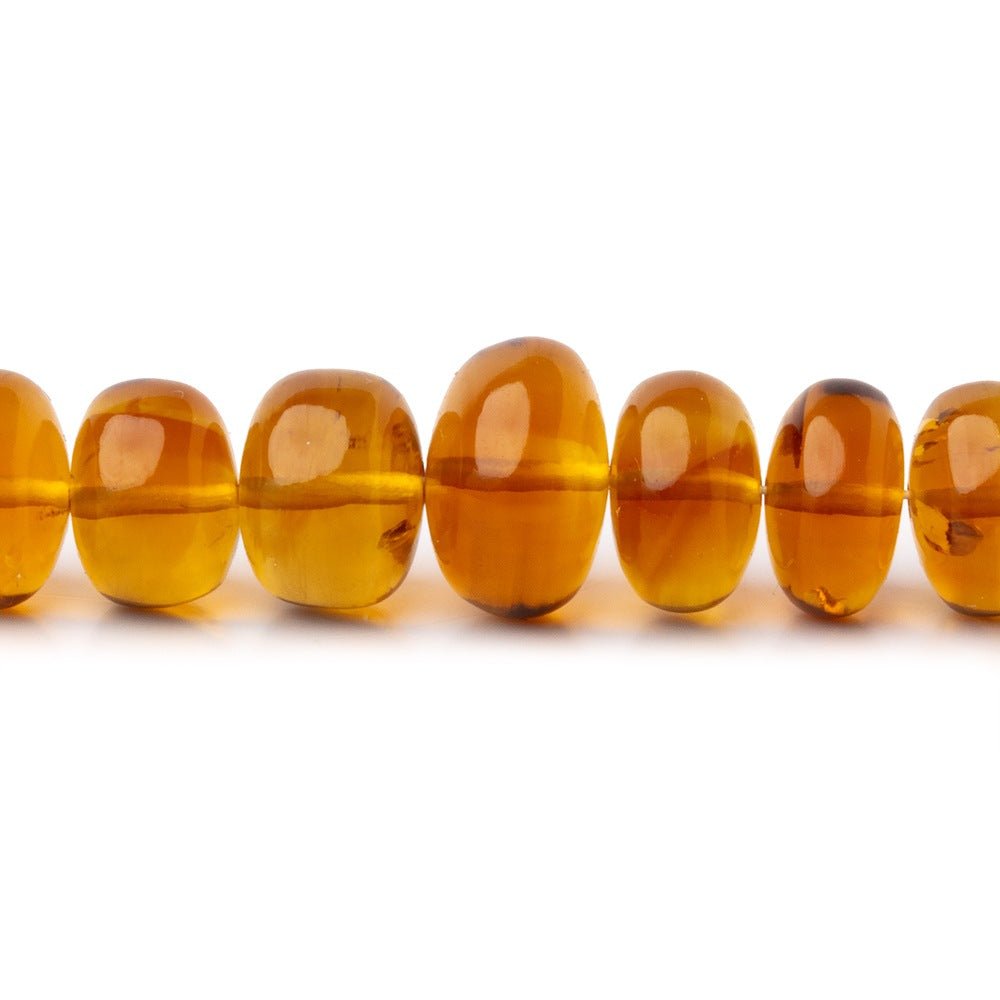 5-7mm Madeira Citrine Plain Rondelle Beads 18 inch 115 pieces AAA