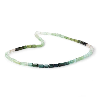 5-10mm Multi Color Tourmaline Natural Crystal Beads 15 inch 51 pieces