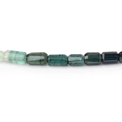 5-10mm Multi Color Tourmaline Natural Crystal Beads 15 inch 51 pieces