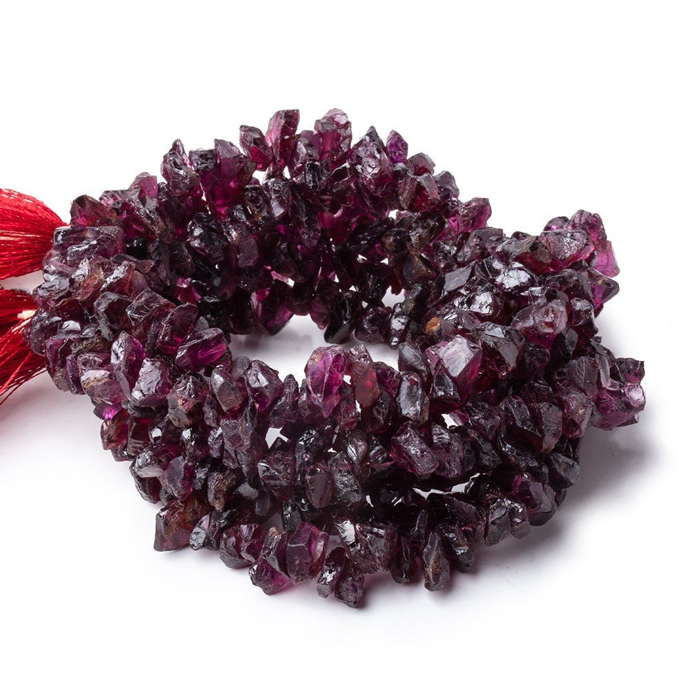 5-10mm Rhodolite Garnet Beads Natural Crystal 15 inch 137 pieces