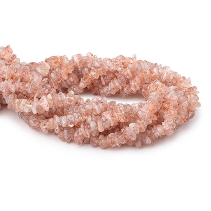 5-10mm Sunstone Plain Chip Beads 16.5 inch 139 pieces