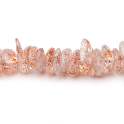 5-10mm Sunstone Plain Chip Beads 16.5 inch 139 pieces