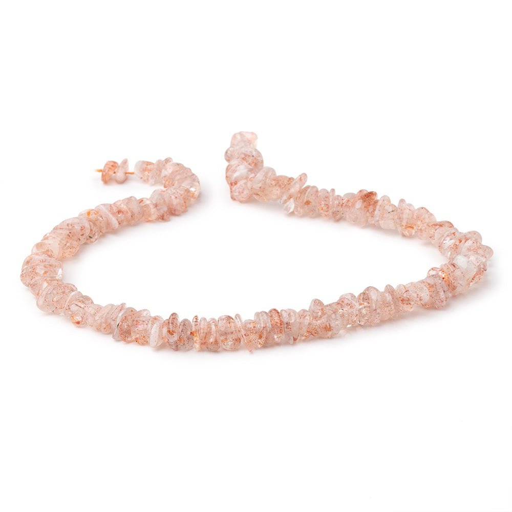 5-10mm Sunstone Plain Chip Beads 16.5 inch 139 pieces