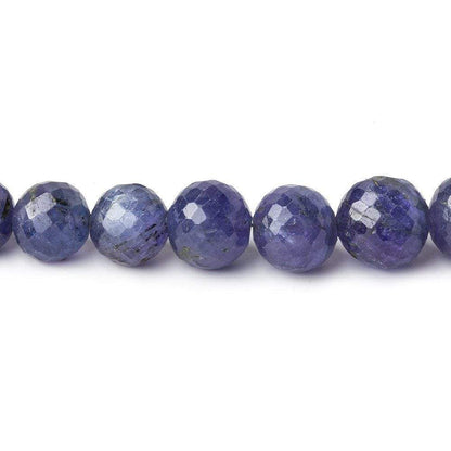 5-10mm Tanzanite faceted round Beads 16 inch 68 pieces