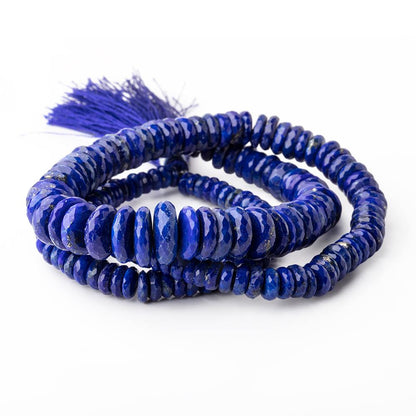 5-11mm Lapis Lazuli Faceted heshi beads 19 inch 158 pieces