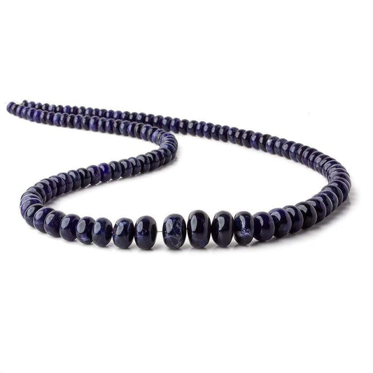 5-11mm Sodalite plain rondelle beads 19.5 inch 114 pieces A