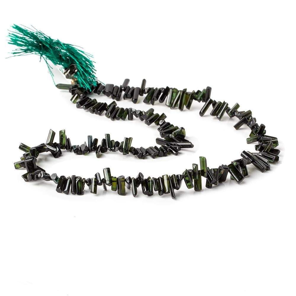 5-13mm Green Tourmaline Natural Crystal Top Drilled 180 pcs