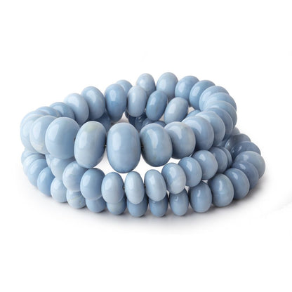 5-13mm Owyhee Denim Blue Opal Plain Rondelle Beads 18 inch 88 pieces