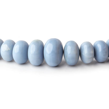 5-13mm Owyhee Denim Blue Opal Plain Rondelle Beads 18 inch 88 pieces