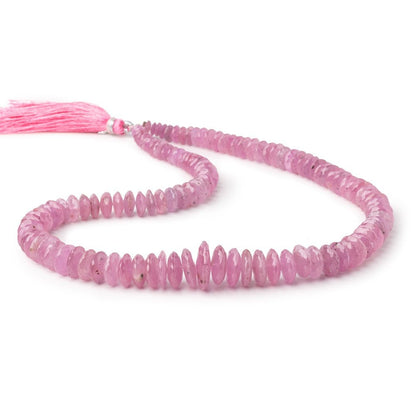 5-15mm Ruby German Faceted Rondelles 16 inch 118 Beads