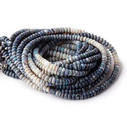 5-5.5mm Australian Opal Plain Rondelle Beads 16 inch 145 pieces AA