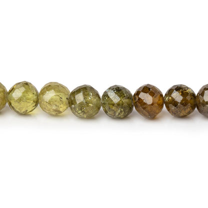 5-5.5mm Grossular Garnet Faceted Round Beads 8 inch 40 pieces