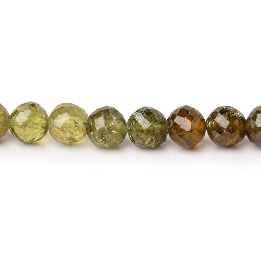 5-5.5mm Grossular Garnet Faceted Round Beads 8 inch 40 pieces