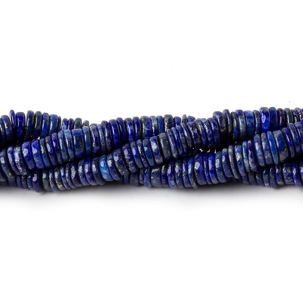 5-5.5mm Lapis Lazuli plain heshi beads 15 inch 285 pieces