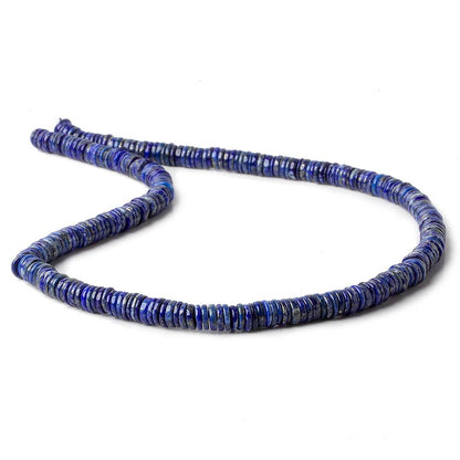 5-5.5mm Lapis Lazuli plain heshi beads 15 inch 285 pieces