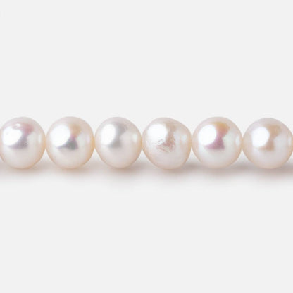 5-6.5mm Chinese Akoya Saltwater Pearl Beads 15.5 inch 66 pieces A