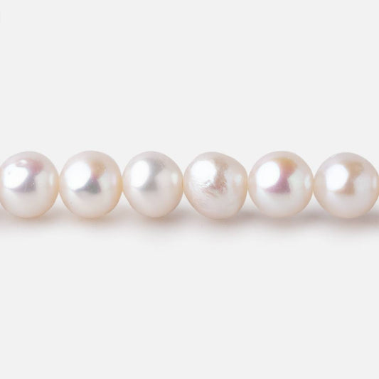 5-6.5mm Chinese Akoya Saltwater Pearl Beads 15.5 inch 66 pieces A