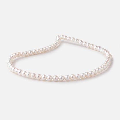 5-6.5mm Chinese Akoya Saltwater Pearl Beads 15.5 inch 66 pieces A