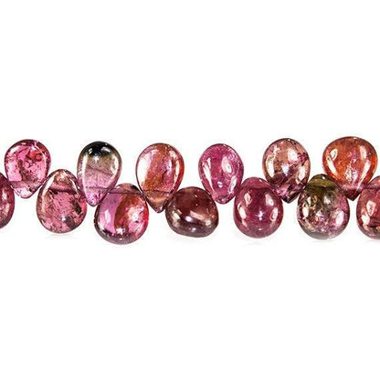 5-6mm Multi Color Afghani Tourmaline Plain Pear