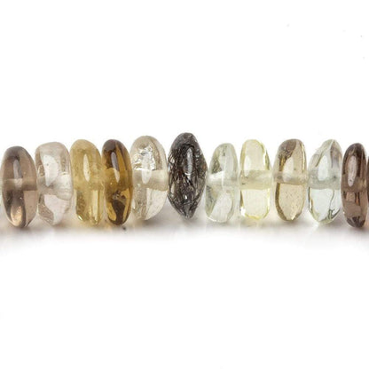 5-6mm Multi-Gemstone Plain Rondelle Beads 16 inch 177 pieces