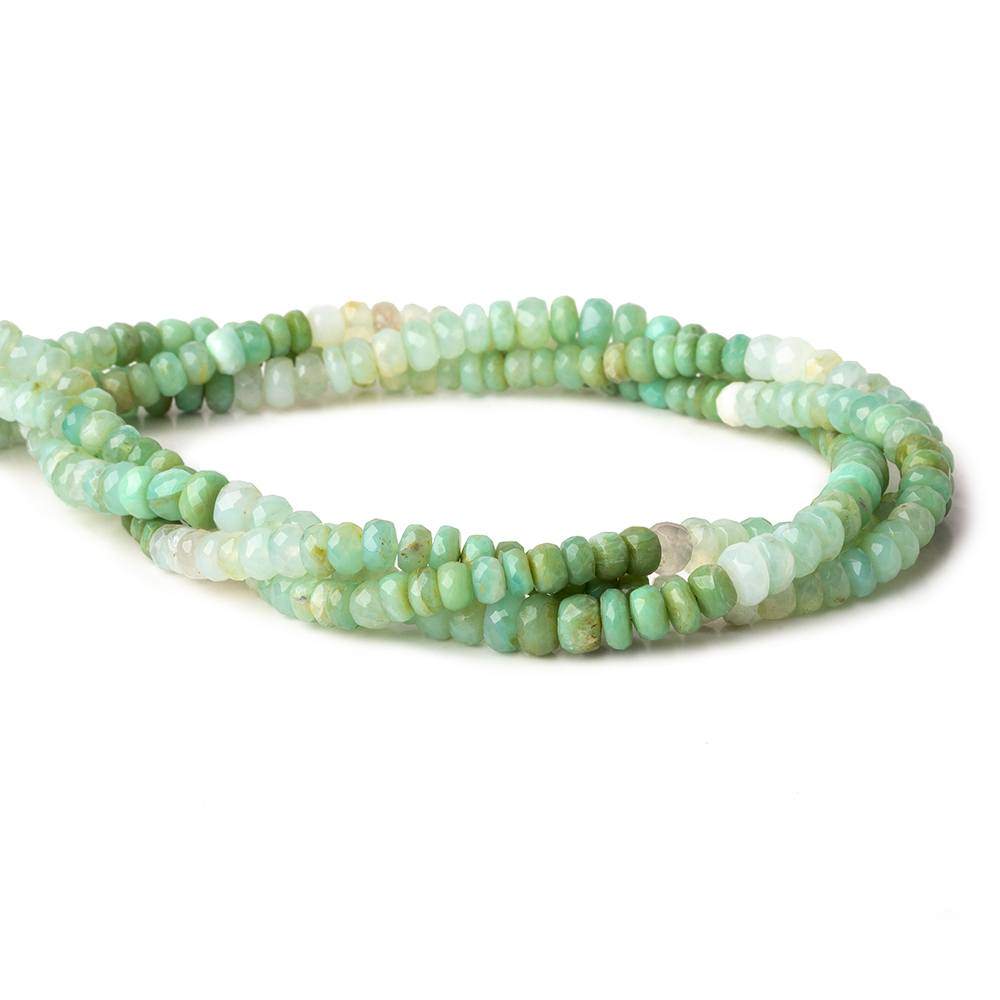 5-6mm Peruvian Opal Faceted Rondelle Beads 16 inch 120 pieces